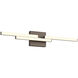 Anello Minor LED 29.33 inch Walnut Bath Vanity Light Wall Light